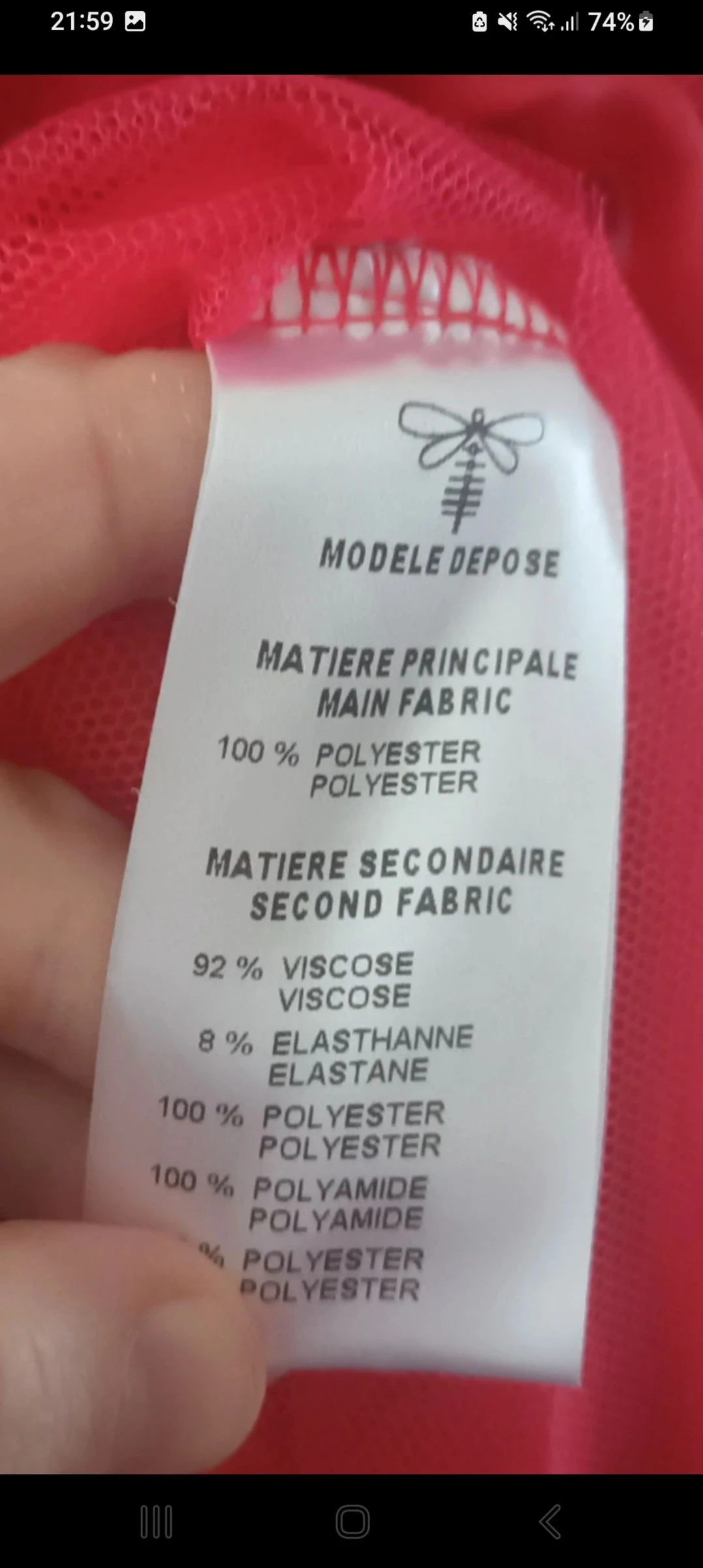 Prachtige halflange ultra chique en vrouwelijke jurk La Mode est à Vous maat 40 – photo 9